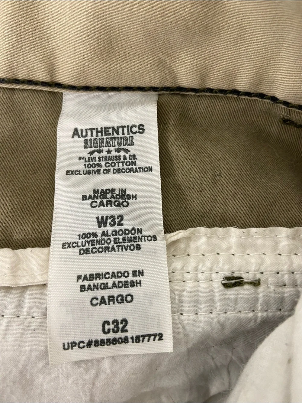 Levi's Men's Camo Cargo Shorts Size 32